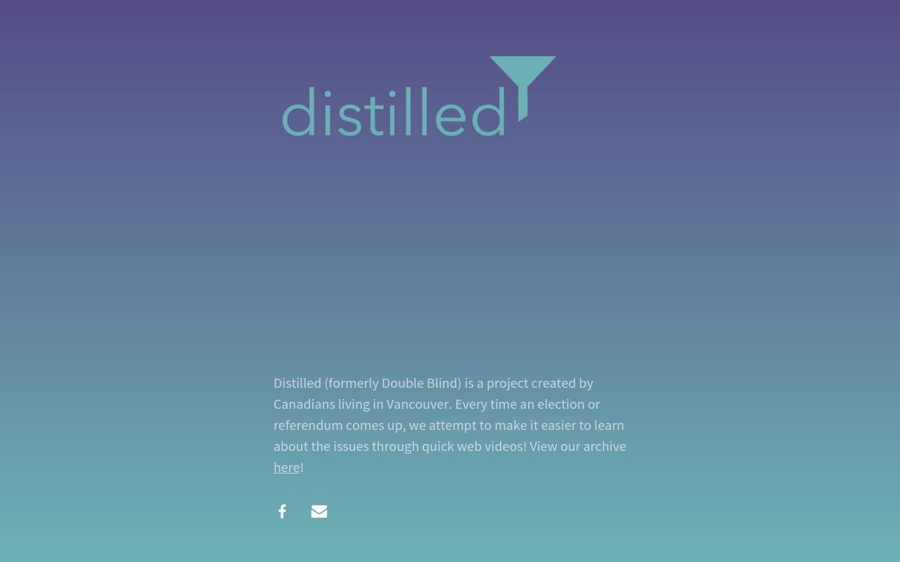 Distilled
